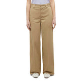Pantaloni Donna Dickies Work Wide Leg Kaki | NonSoloSport