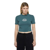 T-Shirt Donna Dickies Globe Verde | NonSoloSport