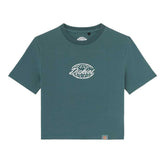 T-Shirt Donna Dickies Globe Verde | NonSoloSport