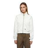 Felpa Donna Dickies Arlee Zip-Through Bianco | NonSoloSport