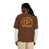 T-Shirt Uomo Dickies Payson 2 in 1 Marrone | NonSoloSport