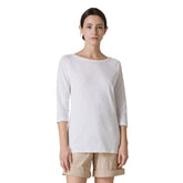 T-Shirt Donna Deha 3-4 Fiamm Bianco | NonSoloSport
