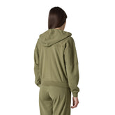 Deha Felpa Ampia con Zip Donna Verde | NonSoloSport