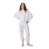 Deha Pantalone Lino Donna Bianco | NonSoloSport