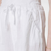 Deha Pantalone Lino Donna Bianco | NonSoloSport