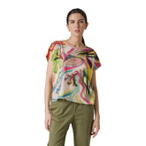 Deha T-Shirt Scritte Donna Multicolor | NonSoloSport