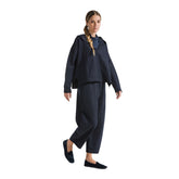 Pantalone Donna Deha Balloon Lana Cotta Blu | NonSoloSport