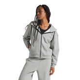 Felpa Donna Deha Zip Grigio Nero | NonSoloSport