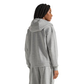 Felpa Donna Deha Zip Grigio Nero | NonSoloSport