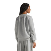 Felpa Donna Deha Girocollo Grigio | NonSoloSport