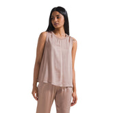 Top Donna Deha Satin Marrone | NonSoloSport