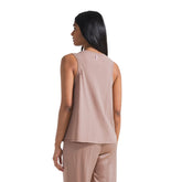 Top Donna Deha Satin Marrone | NonSoloSport
