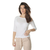 Deha T-Shirt Fiammè 3/4 Donna Bianco | NonSoloSport