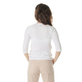 Deha T-Shirt Fiammè 3/4 Donna Bianco | NonSoloSport