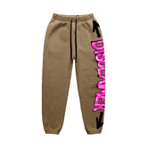 Disclaimer Pantaloni Big Logo Donna Marrone Rosa | NonSoloSport