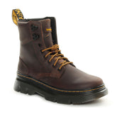 Boots Uomo Dr. Martens Tarik Crazy Horse Leather 8 Tie Marrone | NonSoloSport