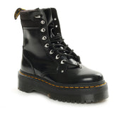 Boots Donna Dr Martens Jadon Hardware II Buttero Bex Nero Lucido | NonSoloSport