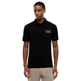 Emporio Armani 7 Polo Manica Corta Jersey Stretch Back Print Visibility | NonSoloSport