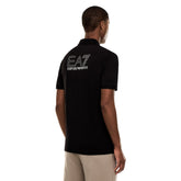 Emporio Armani 7 Polo Manica Corta Jersey Stretch Back Print Visibility | NonSoloSport