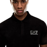 Emporio Armani 7 Polo Manica Corta Jersey Stretch Back Print Visibility | NonSoloSport