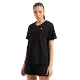T-Shirt Donna Emporio Armani 7 Core Lady V Neck Nero | NonSoloSport