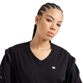 T-Shirt Donna Emporio Armani 7 Core Lady V Neck Nero | NonSoloSport