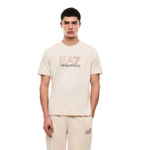 T-Shirt Uomo Emporio Armani 7 Visibility Beige | NonSoloSport