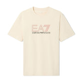 T-Shirt Uomo Emporio Armani 7 Visibility Beige | NonSoloSport