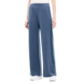 Pantalone Donna Emporio Armani 7 Logo Series Azzurro | NonSoloSport
