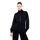 Felpa Donna Emporio Armani 7 Modal Stretch Regular Nero | NonSoloSport