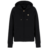 Felpa Donna Emporio Armani 7 Core Lady Nero | NonSoloSport
