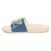 Ciabatta Emporio Armani 7 T04 Blu Bianco | NonSoloSport