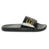 Ciabatta Emporio Armani 7 Slides  Nero Giallo | NonSoloSport