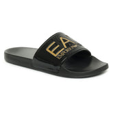 Ciabatta Emporio Armani 7 Slides  Nero Giallo | NonSoloSport