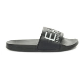 Ciabatta Emporio Armani 7 Maxi Logo Nero | NonSoloSport