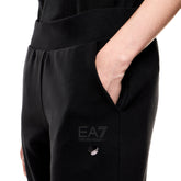 Pantaloni Jogger Donna Emporio Armani 7 Logo Series Nero | NonSoloSport