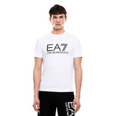 T-Shirt Uomo Emporio Armani 7 Core Identity Bianco Nero | NonSoloSport