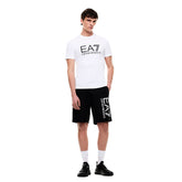 Shorts Uomo Emporio Armani 7 Core Identity Nero Bianco | NonSoloSport