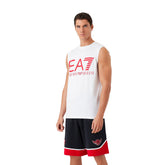 Emporio Armani 7 Canotta Olimpia Milano Uomo Bianco | NonSoloSport