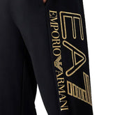 Jogger Uomo Emporio Armani 7 French Terry Logo Oversize Train Nero | NonSoloSport