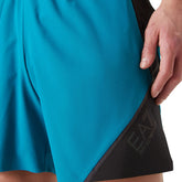 Emporio Armani 7 Short Tennis Pro Graphic Pl Uomo Azzurro | NonSoloSport