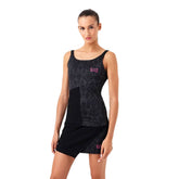 Canotta Donna Emporio Armani 7 Tennis Freestyle Grigio Nero | NonSoloSport
