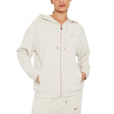 Felpa Donna Emporio Armani 7 Relax Beige | NonSoloSport
