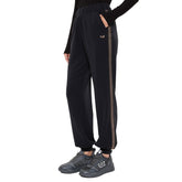 Pantaloni Jogger Donna Emporio Armani 7 Precious Nero | NonSoloSport