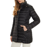 Giubbotto Donna Emporio Armani 7 Caban Shiny Blu | NonSoloSport