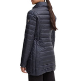 Giubbotto Donna Emporio Armani 7 Caban Shiny Blu | NonSoloSport
