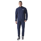 Tuta Uomo Everlast French Terry Full Zip Blu | NonSoloSport