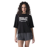 T-Shirt Donna Everlast Scatola Logo Nero | NonSoloSport