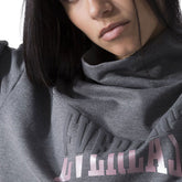 Felpa Donna Everlast Collo Alto Grigio | NonSoloSport