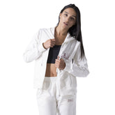 Felpa Donna Everlast Sportswear Bianco | NonSoloSport